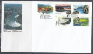 Canada Scott 1412a FDC - Heritage Rivers