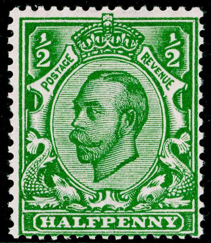 SG344, ½d green, NH MINT. Cat £14.