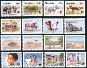 NAMIBIA Sc#659/754 1990-1993 Years Near Complete OG Mint NH