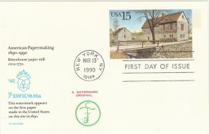 Scott# UX145 US Postal Card FDC A Watermark Original