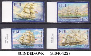 FIJI - 2005 TALL SHIPS IN FIJI'S PAST - 4V - MINT NH