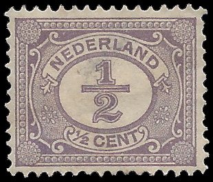 Netherlands #55 1898 Used