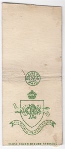 Canada Revenue 1/5¢ Excise Tax Matchbook THE ROYAL OTTAWA GOLF CLUB Ottawa