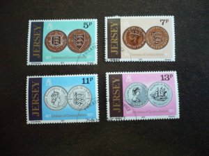 Stamps - Jersey - Scott# 171-174 - CTO Set of 4 Stamps