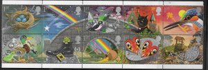 GB #1350-1359a 1st Symbols of Good Luck pane of 10   (MNH) CV $16.50