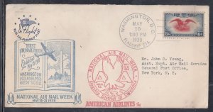 United States - Washington DC, May 1938 Ntl. Airmail Week