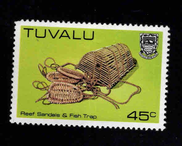 TUVALU Scott 191 MNH**  Handicrafts, Reef Sandals