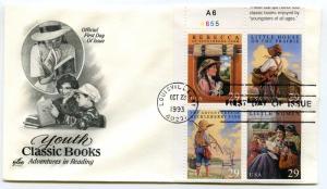 2785-88 Youth Classics, Artcraft, Upper Left plate block  FDC