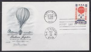 C54 Balloon Jupiter Artmaster FDC