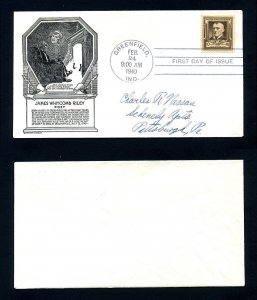 # 868 on First Day Cover with Anderson cachet dated 2-24-1940