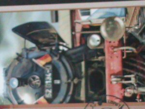 ​MALDIVES-2017- STEAM TRAINS-CTO SHEET VERY FINE LAST ONE  FANCY CANCEL