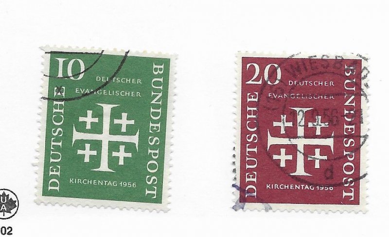 Germany #744-745 Used CAT VALUE $9.00