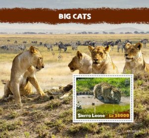 Sierra Leone - 2020 Big Cats, Jaguar - Stamp Souvenir Sheet - SRL200625b