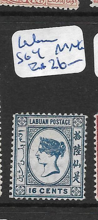 LABUAN  (P2705B)  QV CAMEO 16C  SG 4   MNG