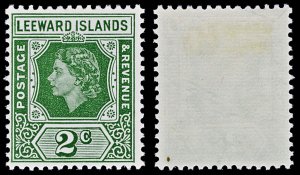 4518: Leeward Islands SG126 Definitive Set of 15. 1954. Sc#133 Mi117 LMM Mint...
