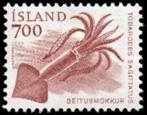 Iceland 610 - Mint-NH - 700a Squid (1985)