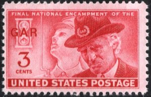 SC#985 3¢ Grand Army of the Republic Single (1949) MNH