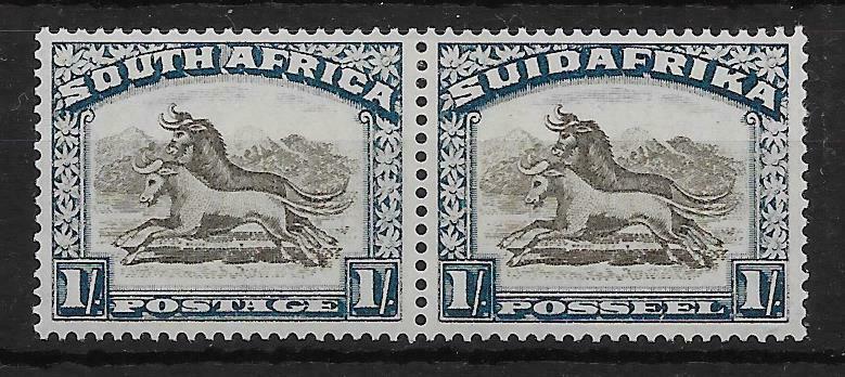 SOUTH AFRICA SG48 1932 1/= BROWN & DEEP BLUE MTD MINT