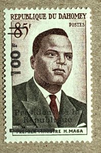 Dahomey 1961 President surcharge, MNH.  Scott 149, CV $3.25