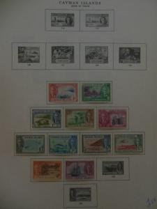 CAYMAN ISLANDS : Beautiful Very Fine Mint collection on album pages. SG Cat £532