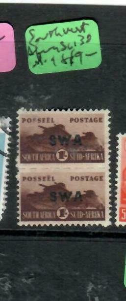 SOUTH WEST AFRICA  (PP1303B)  BANTAM STAMP 1/- TANK SG 130  MOG 