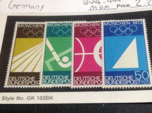 Germany Scott # B446-449 MINT