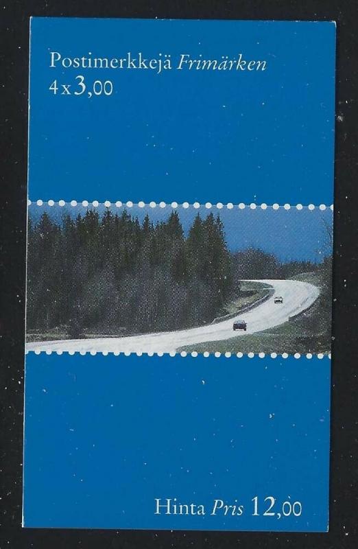 Finland 1999 Finland's Roads booklet Sc# 1107a NH