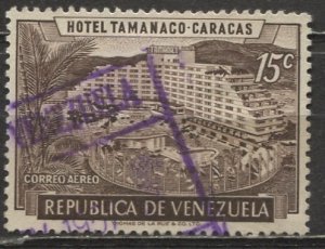 Venezuela 1958; Sc. # C645; Used Single Stamp