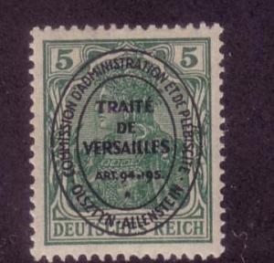 Allenstein Sc. #15 MNH