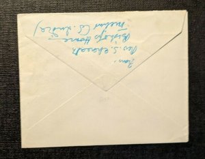 1950 Trichur India Cover to Garrison New York USA