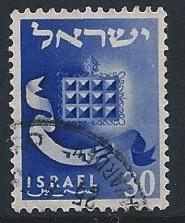 Israel  Scott # 107  used  single