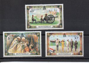 Montserrat 363-365 MNH