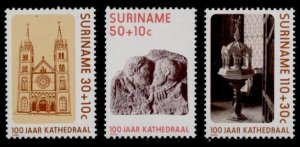 Surinam B341-3 MNH St Peter & Paul Cathedral