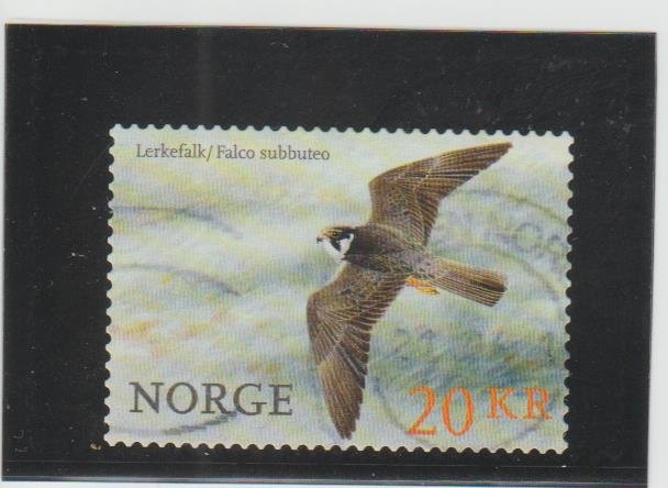 Norway  Scott#  1812  Used  (2017 Eurasian Hobby Falcon)