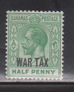 BAHAMAS Scott # MR6 MH - KGV With War Tax Overprint