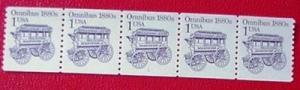 USA 2225, 1c Omnibus PNS of 5, #1, MNH, VF