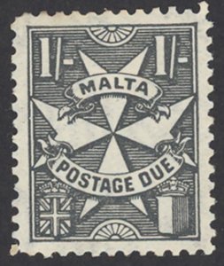 Malta Sc# J19 MH 1925 1sh Postage Due