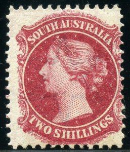 SOUTH AUSTRALIA  SCOTT#53f  MINT LIGHT  HINGED   SCOTT VALUE IS  $350.00