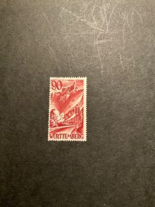 Stamps German Occupation Wurttemberg Scott #8n37 used