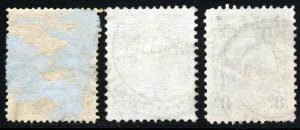 SOUTHERN RHODESIA King George V 1931-37 Perf Varieties SG 16b,16d & 21 VFU