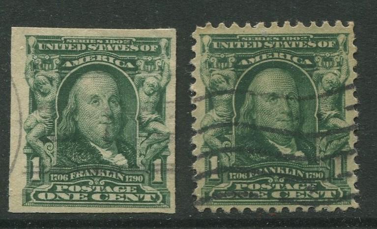 STAMP STATION PERTH USA #300,314 Franklin 1902-1906 Used CV$22.00.