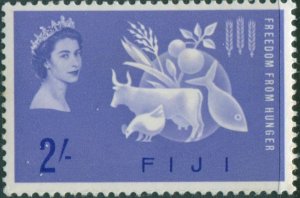 Fiji 1963 SG328 2/- Freedom from Hunger QEII MLH