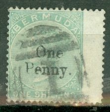 IX: Bermuda 15 used jumbo right margin CV $310