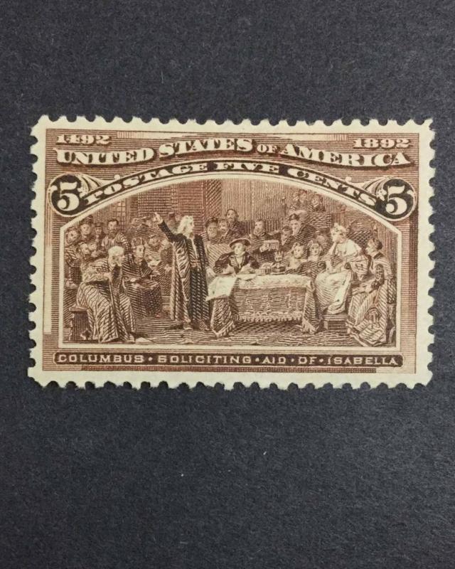 US #234 MINT OG H VF $55 LOT #9665