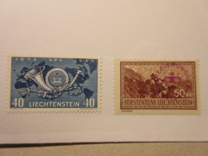 LIECHTENSTEIN Scott 237 UPU, O18 MINT HINGED Cat $3.40