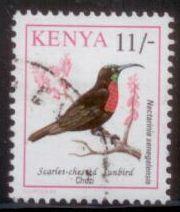 Kenya 1993 Scarlet-Crested Sunbird SC# 605 Used