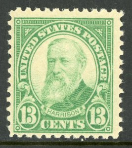 USA 1925 Fourth Bureau 13¢ Harrison Perf 11  Scott 622 MNH G246