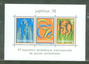 Luxembourg #608 Mint (NH) Souvenir Sheet