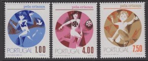 PORTUGAL SG1506/8 1973 FOR THE CHILD MNH