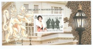 Falkland Islands #738 Mint (NH) Souvenir Sheet (Queen) (Royalty)